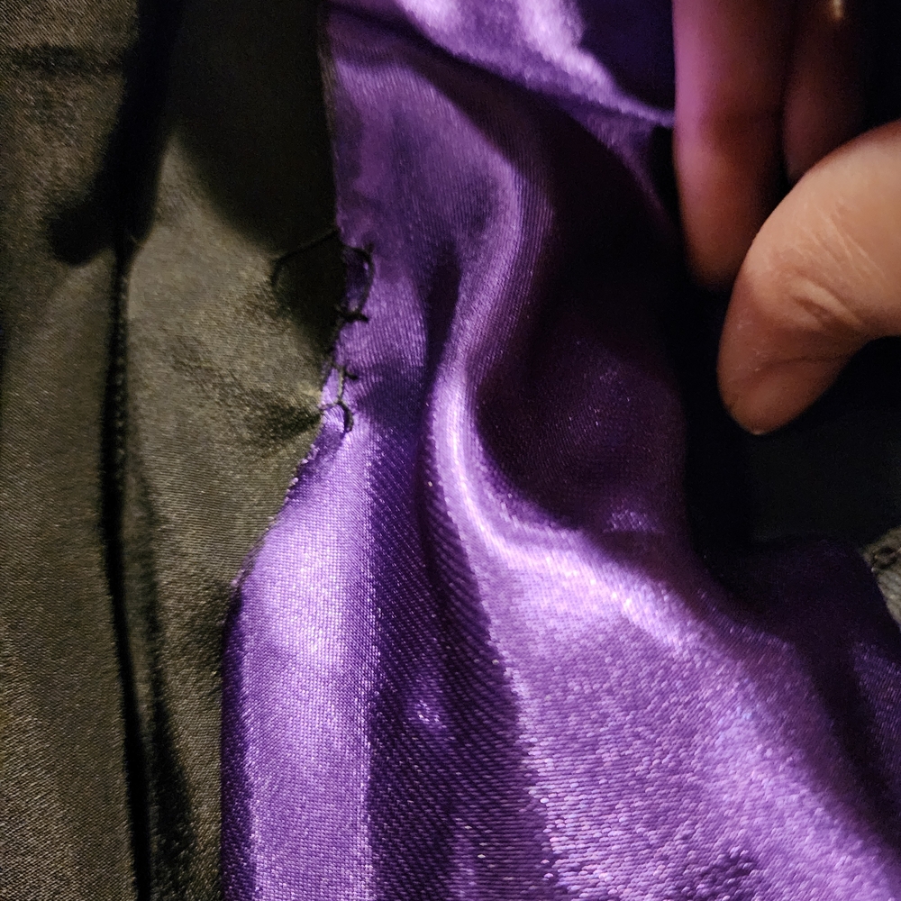 Handmade Ursula costume on a Forever 21 base, Black and Purple Mini Dress, M - Picture 4 of 7